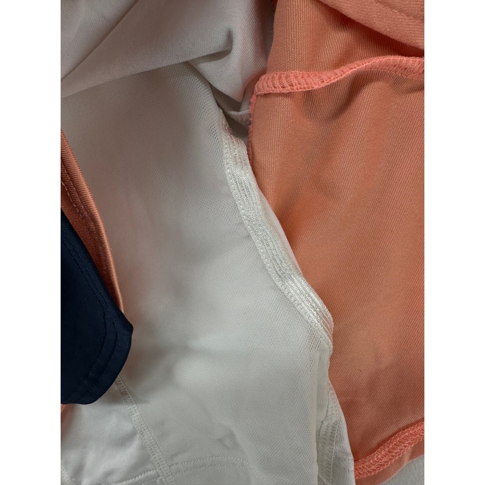 Tail Womens Activewear Skort White Navy Coral Ruffle Tennis Golf Skirt Size M - Picture 8 of 12